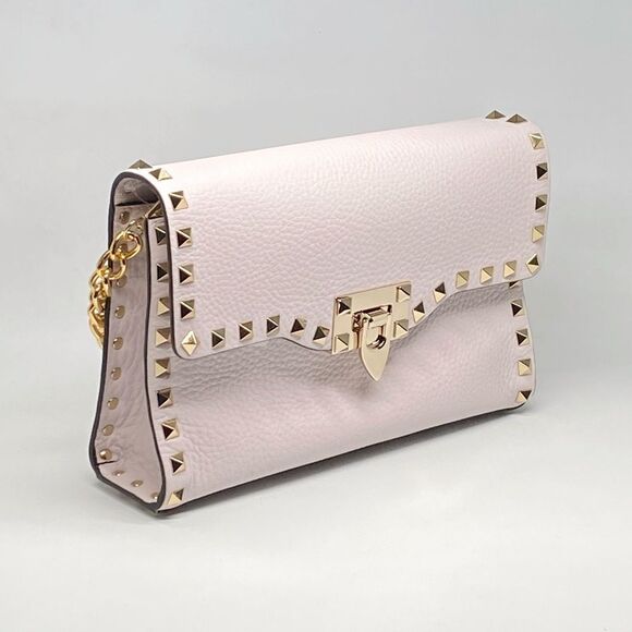 Valentino Garavani Small Rockstud Grainy Calfskin Crossbody Bag - Picture 3 of 12